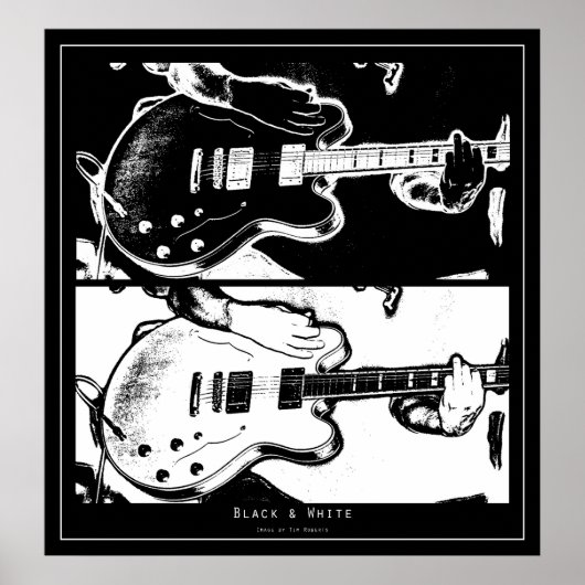 白黒 ポスター (正面)