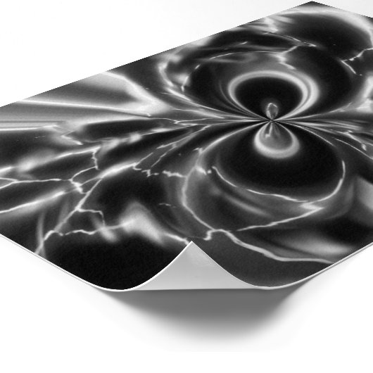 白黒 ポスター (角)