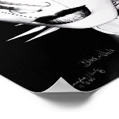 白黒 ポスター (角)