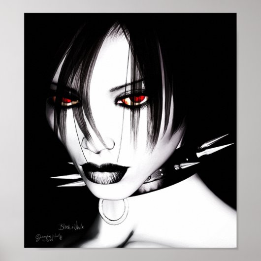 白黒 ポスター (正面)