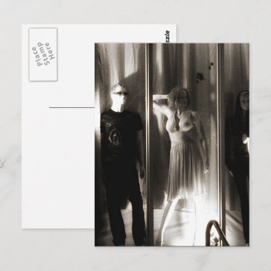 白黒 ポストカード (正面/裏面)