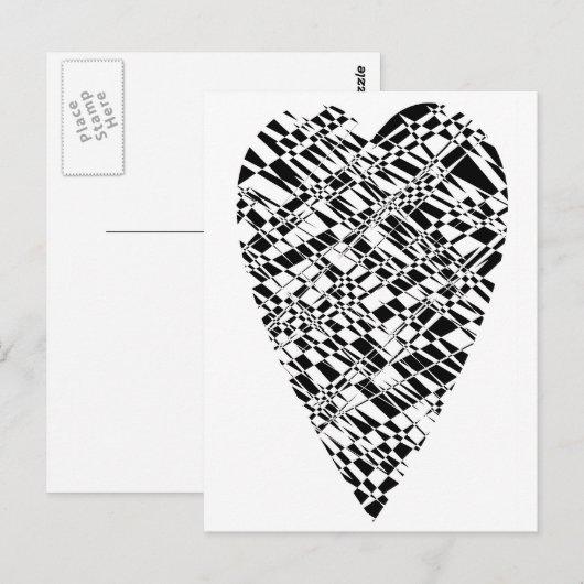 白黒 ポストカード (正面/裏面)