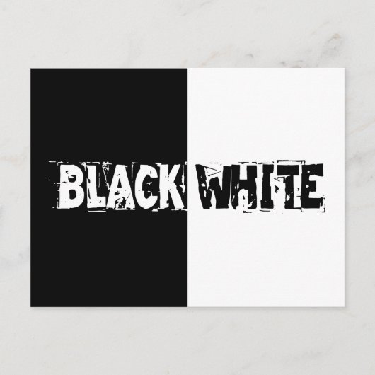 白黒 ポストカード (正面)