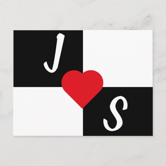 白黒 ポストカード (正面)