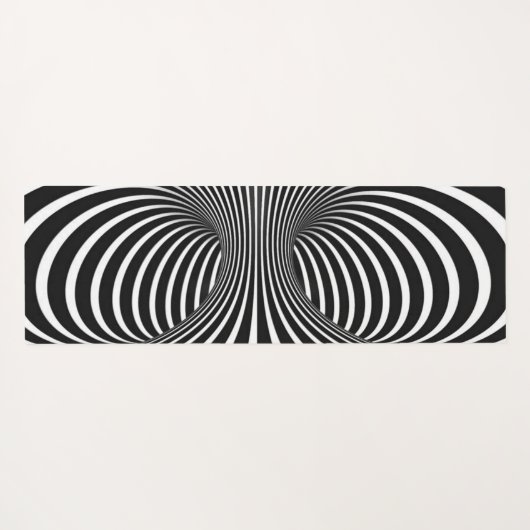 白黒 ヨガマット (裏面(横))