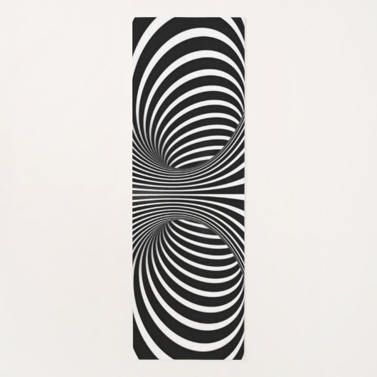 白黒 ヨガマット (正面)