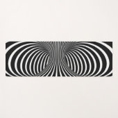 白黒 ヨガマット (正面(横))