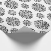 白黒 ラッピングペーパー (角)