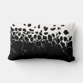 白黒 ランバークッション (裏面)