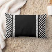 白黒 ランバークッション (ブランケット)