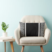 白黒 ランバークッション (椅子)