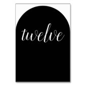 白黒（丸） テーブルナンバー (裏面)