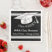 白黒（任意の色）クラス懇親会ナプキンス (インサイチュ)