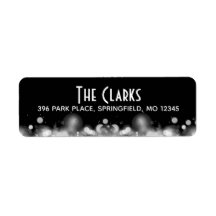 白黒《写真》ぼけ味ぼやけ住所 シール