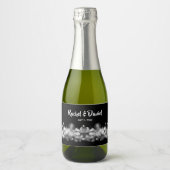 白黒《写真》ぼけ味ラぼやけイントミニ スパークリングワインラベル (正面)