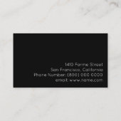 白黒 名刺 (裏面)