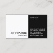 白黒 名刺 (正面)