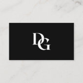 白黒 名刺 (裏面)