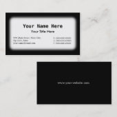 白黒 名刺 (正面/裏面)