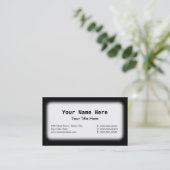 白黒 名刺 (スタンド正面)