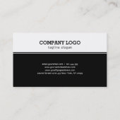 白黒 名刺 (裏面)