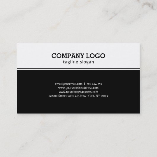 白黒 名刺 (裏面)