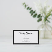 白黒 名刺 (スタンド正面)