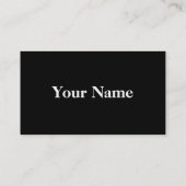 白黒 名刺 (裏面)