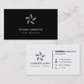 白黒 名刺 (正面/裏面)