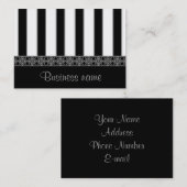 白黒 名刺 (正面/裏面)