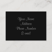 白黒 名刺 (裏面)