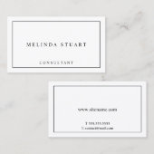 白黒 名刺 (正面/裏面)