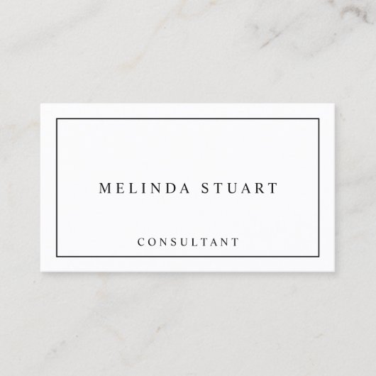 白黒 名刺 (正面)