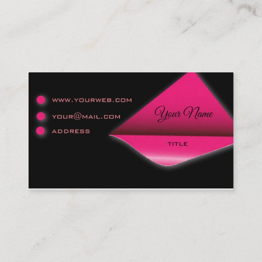 白黒 名刺 (裏面)