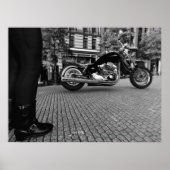 白黒) – 大 ポスター (正面)