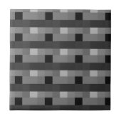白黒、小(4.25 x 4.25インチ) タイル (正面)