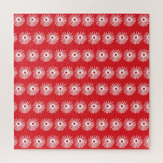 白黒、抽象芸術フローラテクスチャ。 ジグソーパズル (縦)