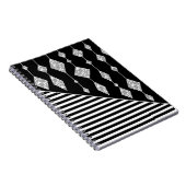 白黒，抽象芸術，幾何学的，シンプル，スキャン ノートブック (右側)