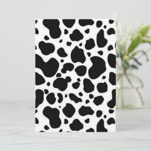 白黒 招待状 (スタンド正面)