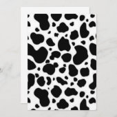 白黒 招待状 (正面/裏面)