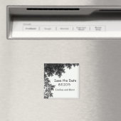 白黒：日付を保存 マグネット (インサイチュ (食洗機))