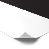 白黒《植物》スイレン ポスター (角)