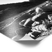 白黒（横） 4 フォトプリント            (角)