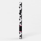 白黒(紋章の)フラ・ダ・リのiPhone 5の箱 Case-Mate iPhoneケース (裏面/右)