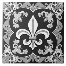 白黒（紋章の）フラ・ダ・リタイルセラミックス タイル