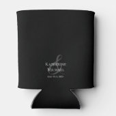 白黒 – 結婚ありがとう –  缶クーラー (裏面)