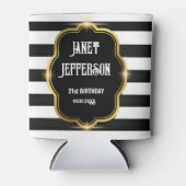 白黒 缶クーラー (正面)