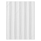 白黒（背景色を変更できる） テーブルクロス (正面)