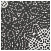 白黒，透かし，幾何学模様，レース模様 ファブリック (クローズアップ)