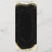 白黒&金ゴールドゲードアゲートマーブルスライスディナー メニュー (裏面)